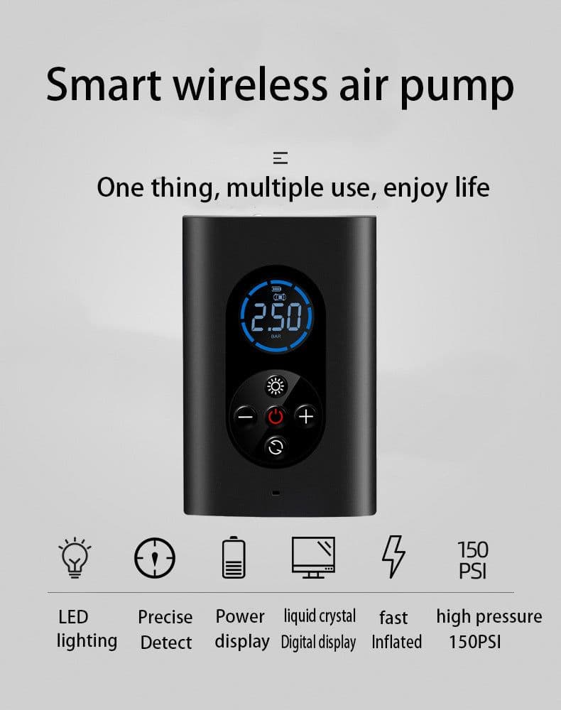 image-Outdoor Car Accessories Smart Wireless Air Pump