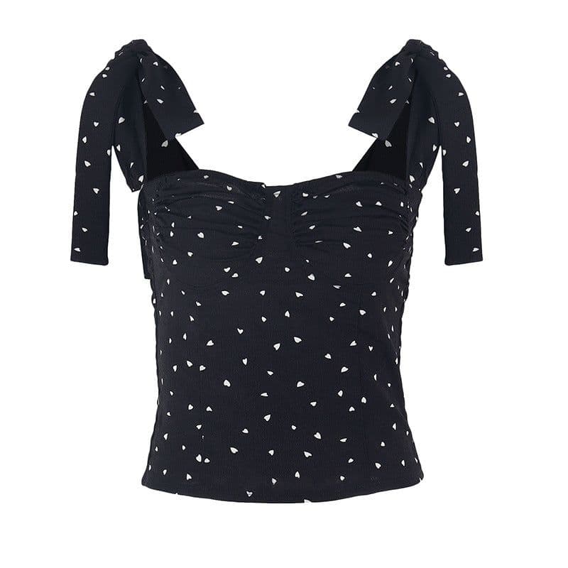 image-Sexy Women Dot Strap Top Clothes Bodies For Women