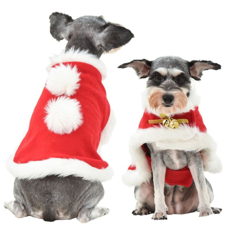 image-Cute Dog Cat Costume Christmas Cloak Halloween Disguise Cat