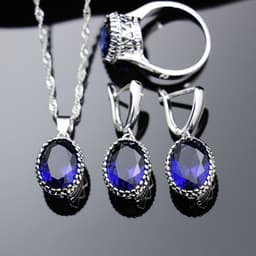 image-Bride Wedding Party Dinner Jewellery Set Hair Claw Diamond Jewellery