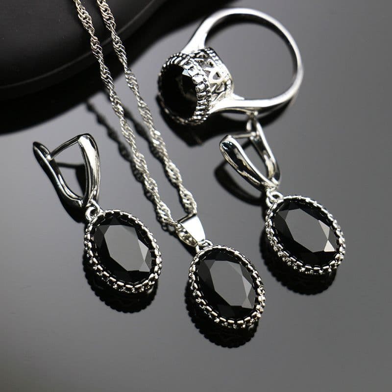 image-Bride Wedding Party Dinner Jewellery Set Hair Claw Diamond Jewellery