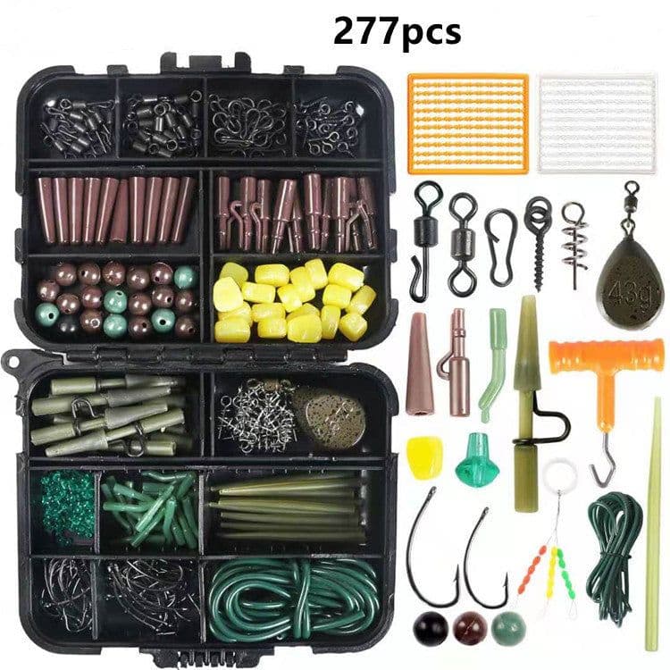 image-Fishing Gear European-Style Fishing Suit, Hook Swivel, Blocking Beans, Fishing Accessories