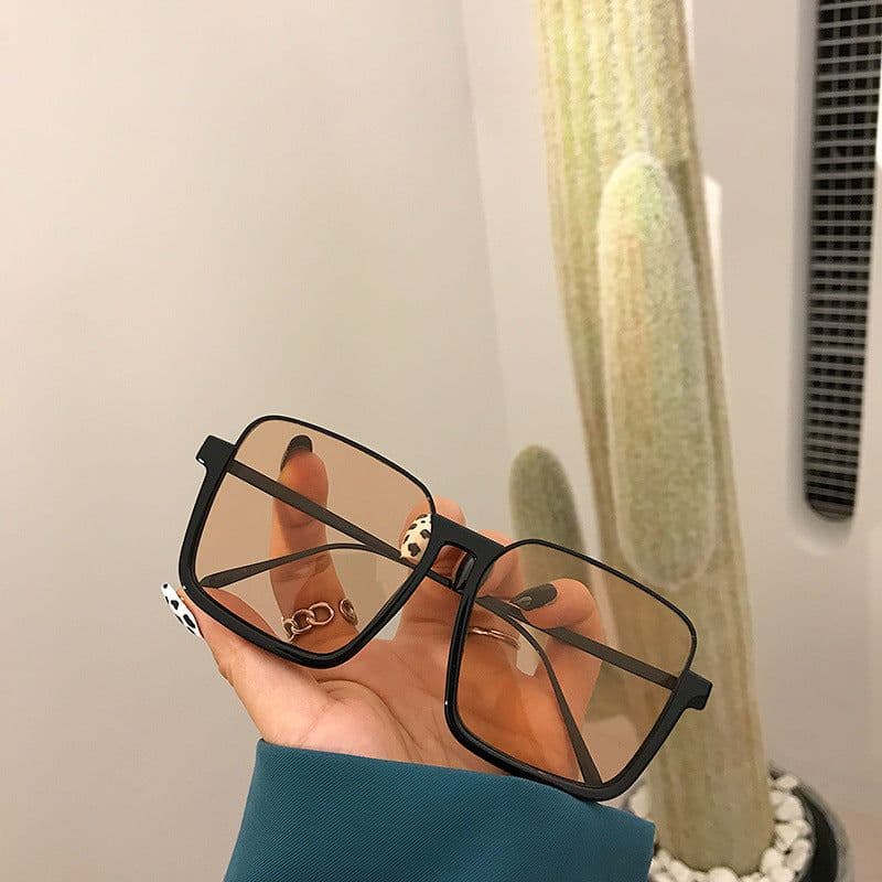image-Retro Sunglasses Fashion Net Red Sunglasses Square Sunglasses