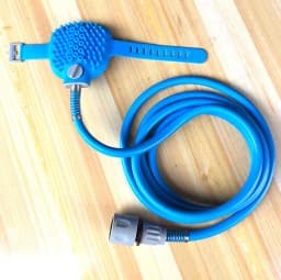 image-Pet Bathing Tool Pet Dog Convenient Clean Water Pipe Spray Nozzle Strap