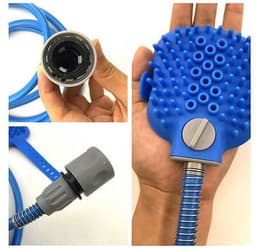 image-Pet Bathing Tool Pet Dog Convenient Clean Water Pipe Spray Nozzle Strap