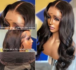 image-Body Wave Lace Front Wig For Black Women