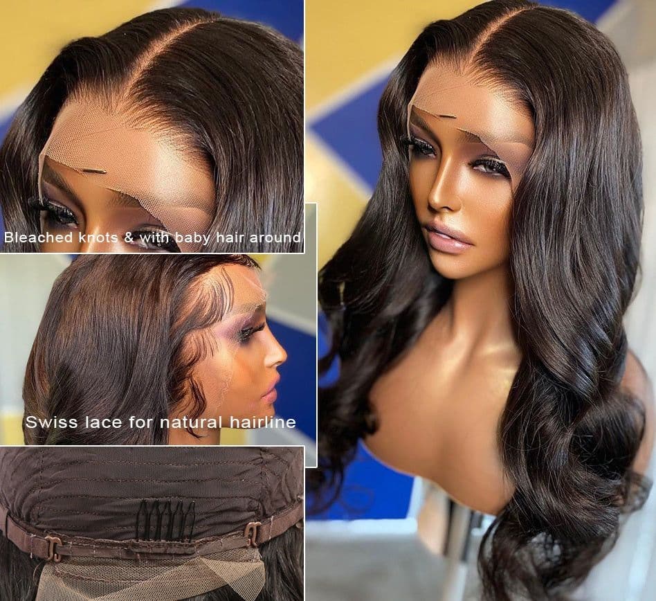 image-Body Wave Lace Front Wig For Black Women