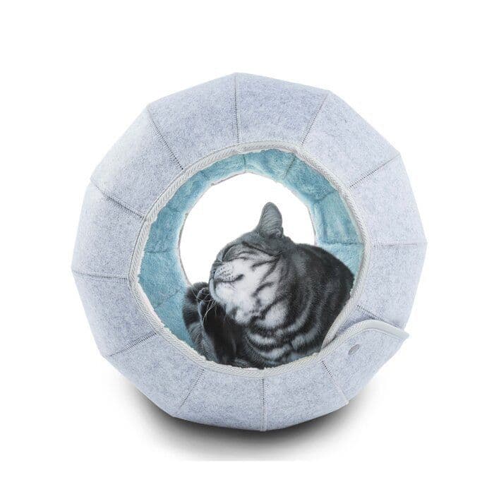 image-Cat Tunnel Toy Foldable Cat Tube Indoor Cat Cave Bed Multi-Function Pet Toy For Puppy Dogs Cats Interactive Ball Toy
