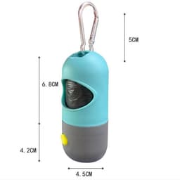 image-Led Light Pet Waste Bag Dispenser For Dogs Cats Dog Poop Scooper Bags Waste Bags Holder Dispensers Pet Clean Accessories