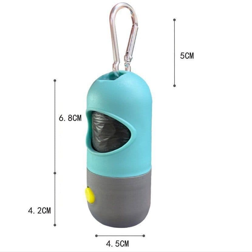 image-Led Light Pet Waste Bag Dispenser For Dogs Cats Dog Poop Scooper Bags Waste Bags Holder Dispensers Pet Clean Accessories