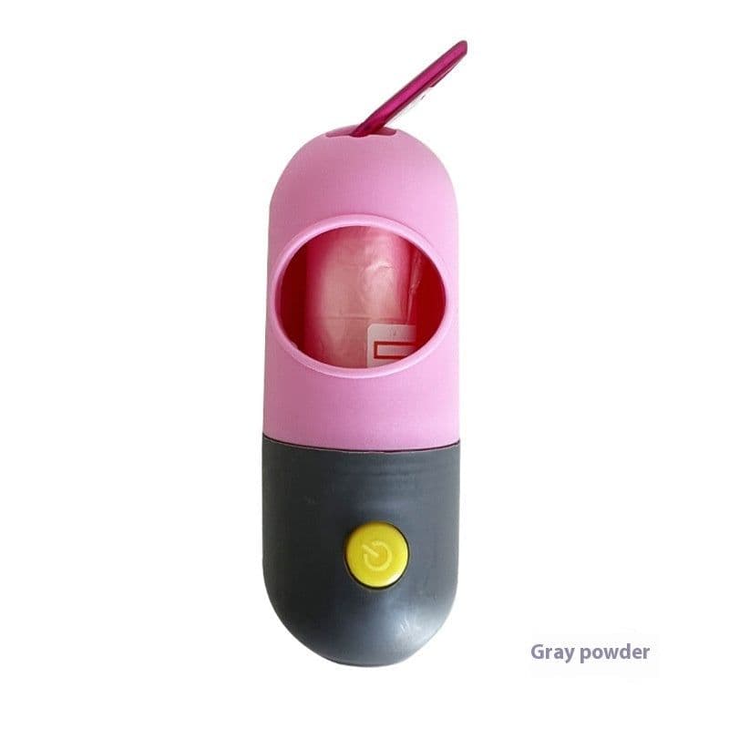 image-Led Light Pet Waste Bag Dispenser For Dogs Cats Dog Poop Scooper Bags Waste Bags Holder Dispensers Pet Clean Accessories