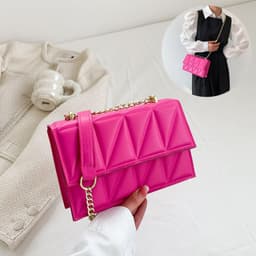 image-Small Square Bags Fashion Chain Crossbody Shoulder Bag