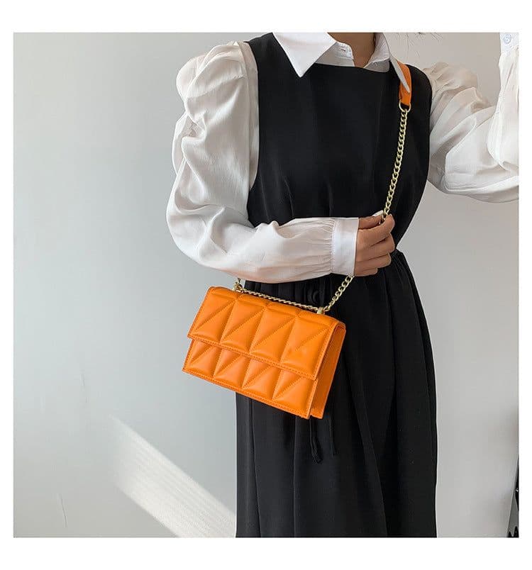 image-Small Square Bags Fashion Chain Crossbody Shoulder Bag