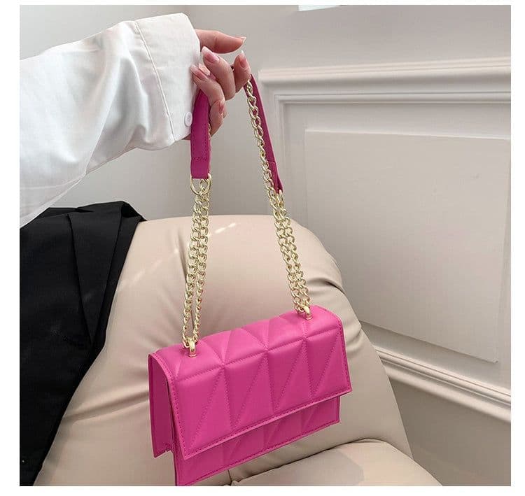 image-Small Square Bags Fashion Chain Crossbody Shoulder Bag
