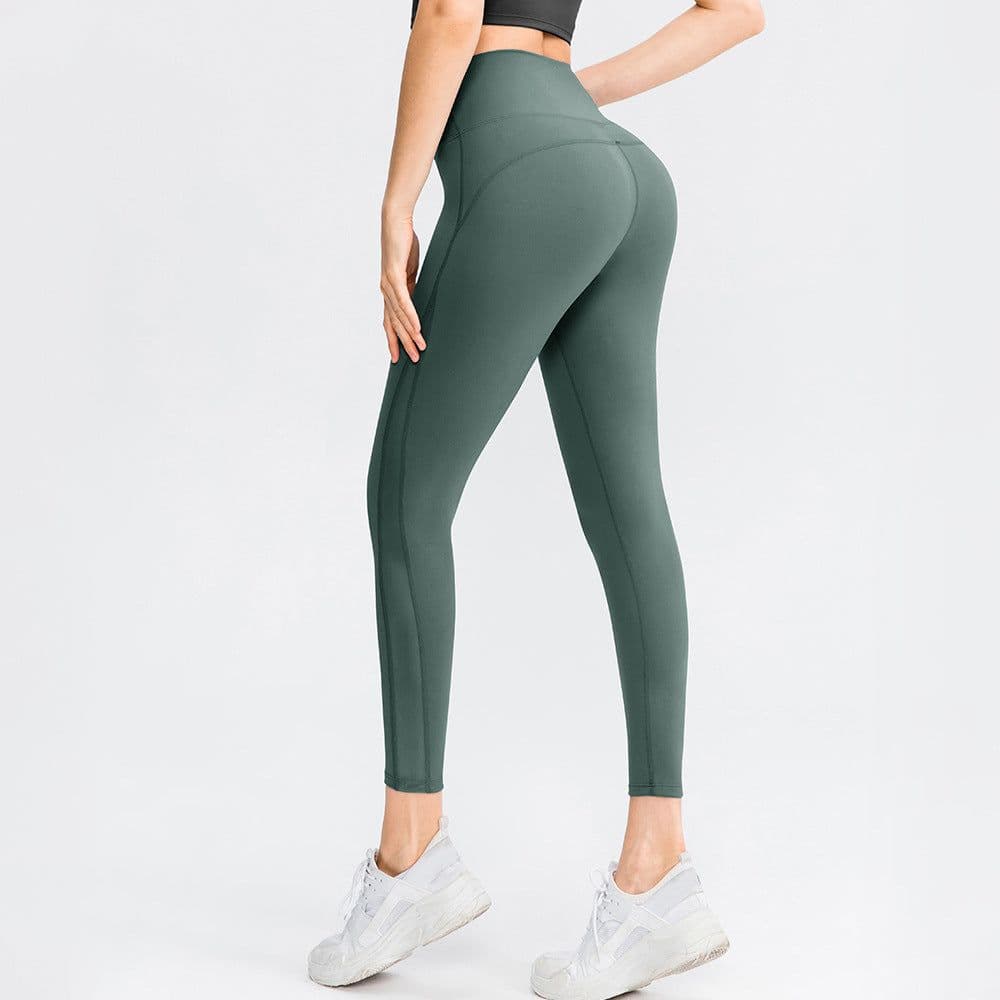 image-Butt Lifting Workout Leggings For Women Seamless High Waisted Yoga Pants