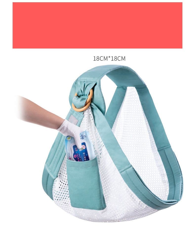 image-Baby Wrap Carrier Sling Adjustable Infant Comfortable Nursing Cover Soft Breathable Breastfeeding Carrier