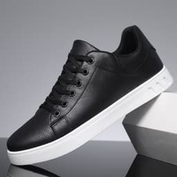 image-Lace-up Flat Shoes Men's Fashion Casual Shoes