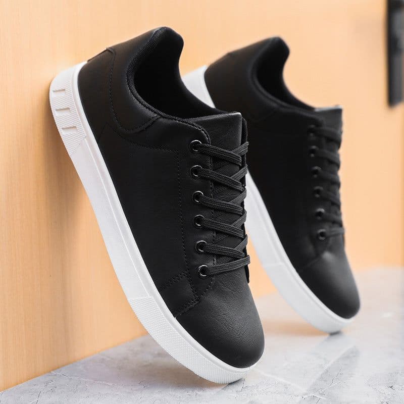 image-Lace-up Flat Shoes Men's Fashion Casual Shoes