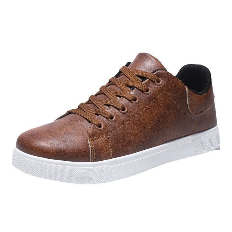 image-Lace-up Flat Shoes Men's Fashion Casual Shoes
