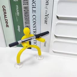 image-Home Decor Mini Man Refrigerator Magnets Cute Rubber Key Holder Wall Hook Towel Hanger For Office Home Fun Decoration
