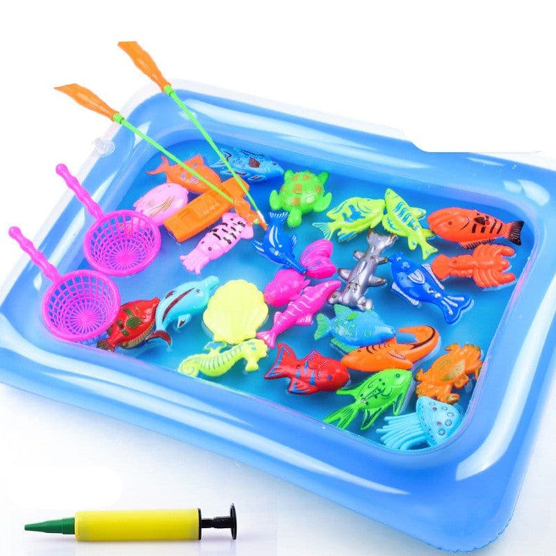image-Magnetic Water Baby Fishing Toy Fish Sets