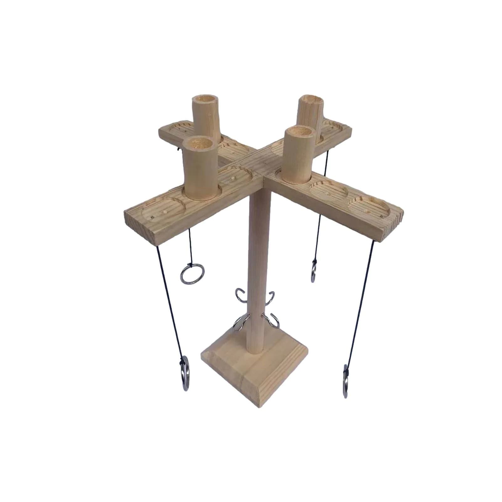 image-Drinking Game Wooden Throwing Game Hook And Shooting Ladder Shooting Game