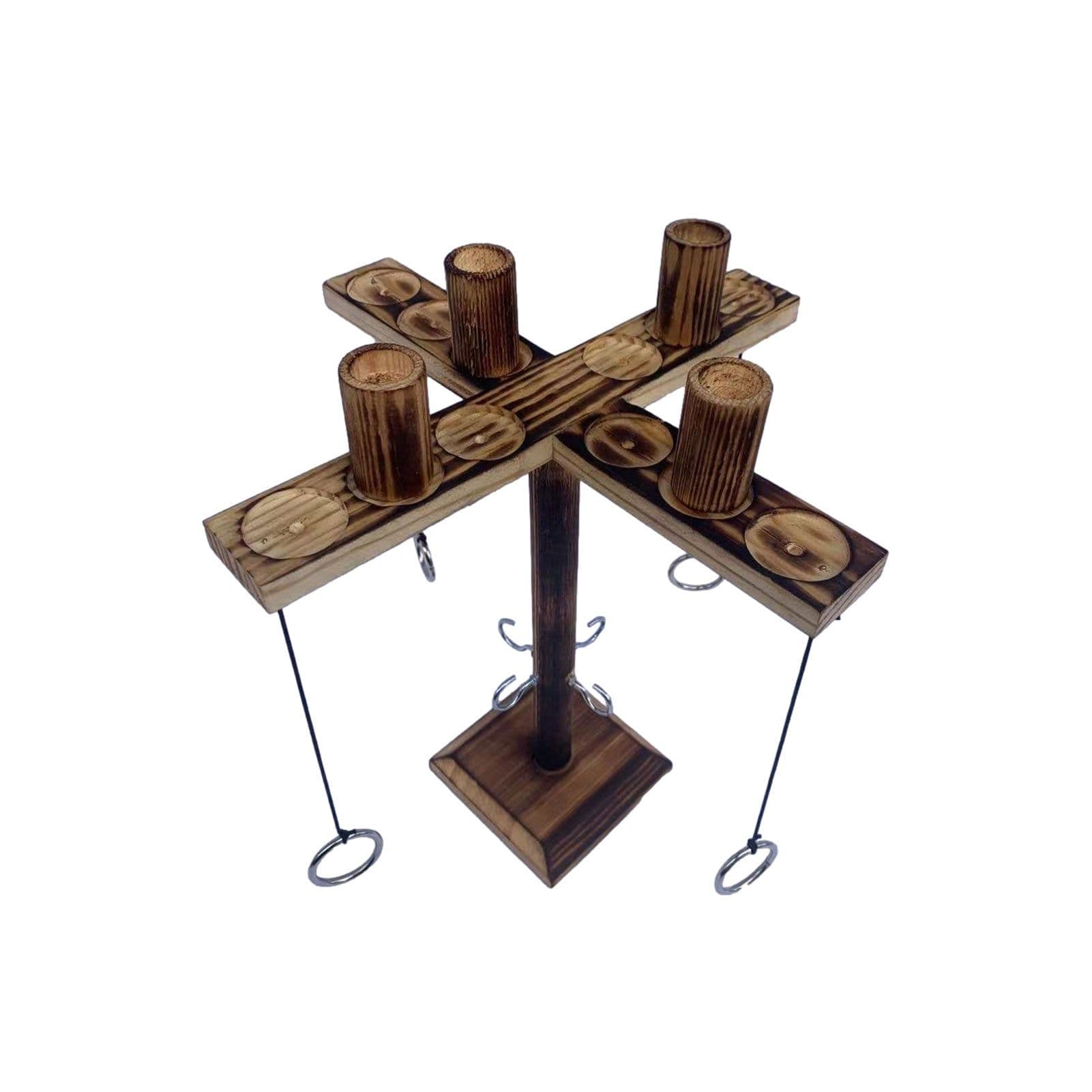 image-Drinking Game Wooden Throwing Game Hook And Shooting Ladder Shooting Game