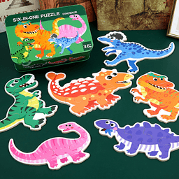 image-Children's wooden puzzle toys