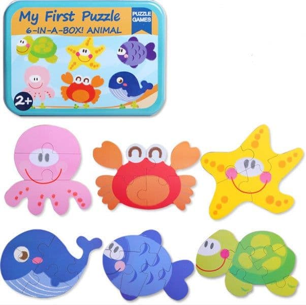 image-Children's wooden puzzle toys