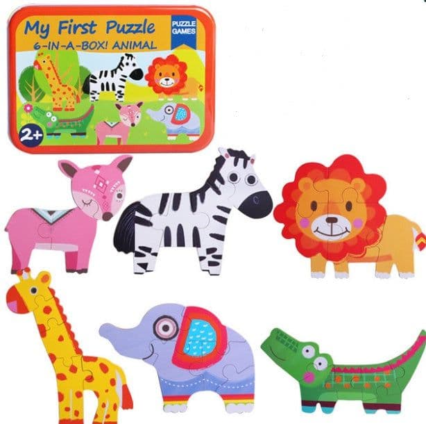 image-Children's wooden puzzle toys