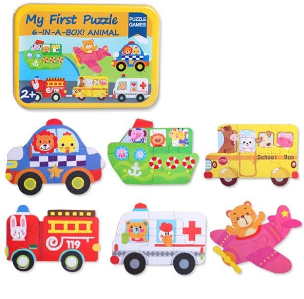 image-Children's wooden puzzle toys