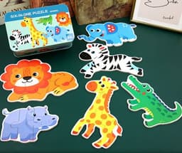 image-Children's wooden puzzle toys