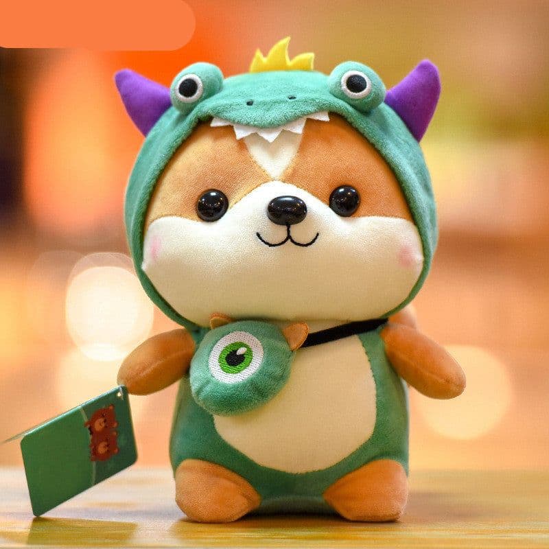 image-Creative Squirrel Doll Cute Mutable Dinosaur Plush Toy Children's Doll Birthday Gift Doll