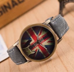 image-UK Flag Wrist Watch
