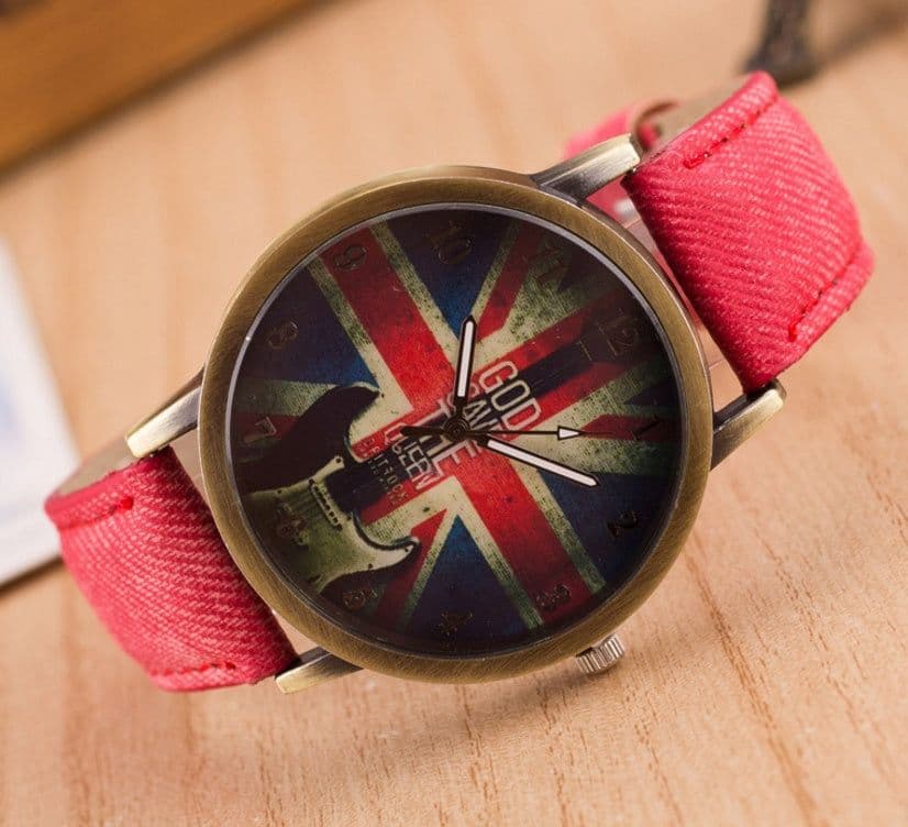 image-UK Flag Wrist Watch