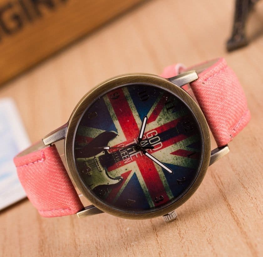 image-UK Flag Wrist Watch