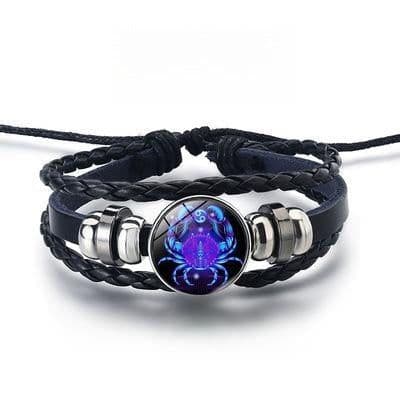 image-12 Constellations Luminous Bracelet Fashion Nightlight Punk Style Starry Sky Bracelet For Men Women Children