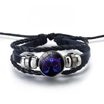image-12 Constellations Luminous Bracelet Fashion Nightlight Punk Style Starry Sky Bracelet For Men Women Children