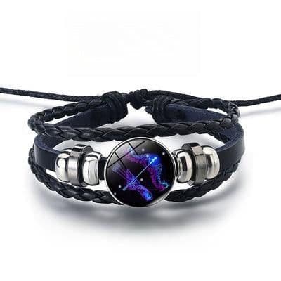 image-12 Constellations Luminous Bracelet Fashion Nightlight Punk Style Starry Sky Bracelet For Men Women Children