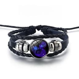 image-12 Constellations Luminous Bracelet Fashion Nightlight Punk Style Starry Sky Bracelet For Men Women Children