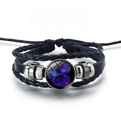 image-12 Constellations Luminous Bracelet Fashion Nightlight Punk Style Starry Sky Bracelet For Men Women Children