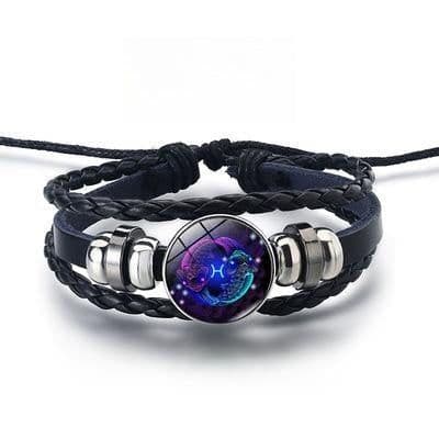 image-12 Constellations Luminous Bracelet Fashion Nightlight Punk Style Starry Sky Bracelet For Men Women Children