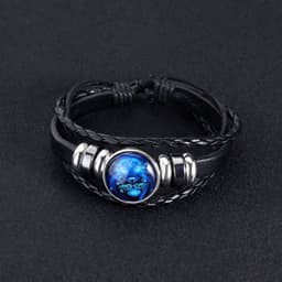 image-12 Constellations Luminous Bracelet Fashion Nightlight Punk Style Starry Sky Bracelet For Men Women Children