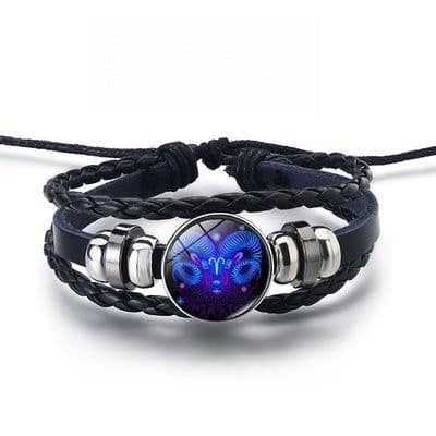 image-12 Constellations Luminous Bracelet Fashion Nightlight Punk Style Starry Sky Bracelet For Men Women Children