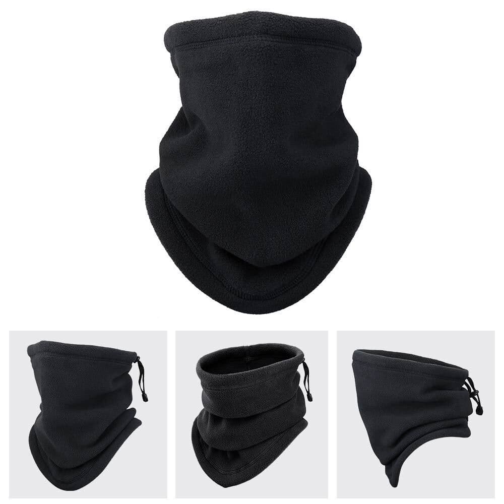 image-Winter Windproof Scarves Fleece Tube Scarf Mask Soft Half Face Cover SKi Snowboard Neck Warmer Gaiter Fashion Women Men Winter Fleece Face Mask Scarf Balaclava Neck Warmer