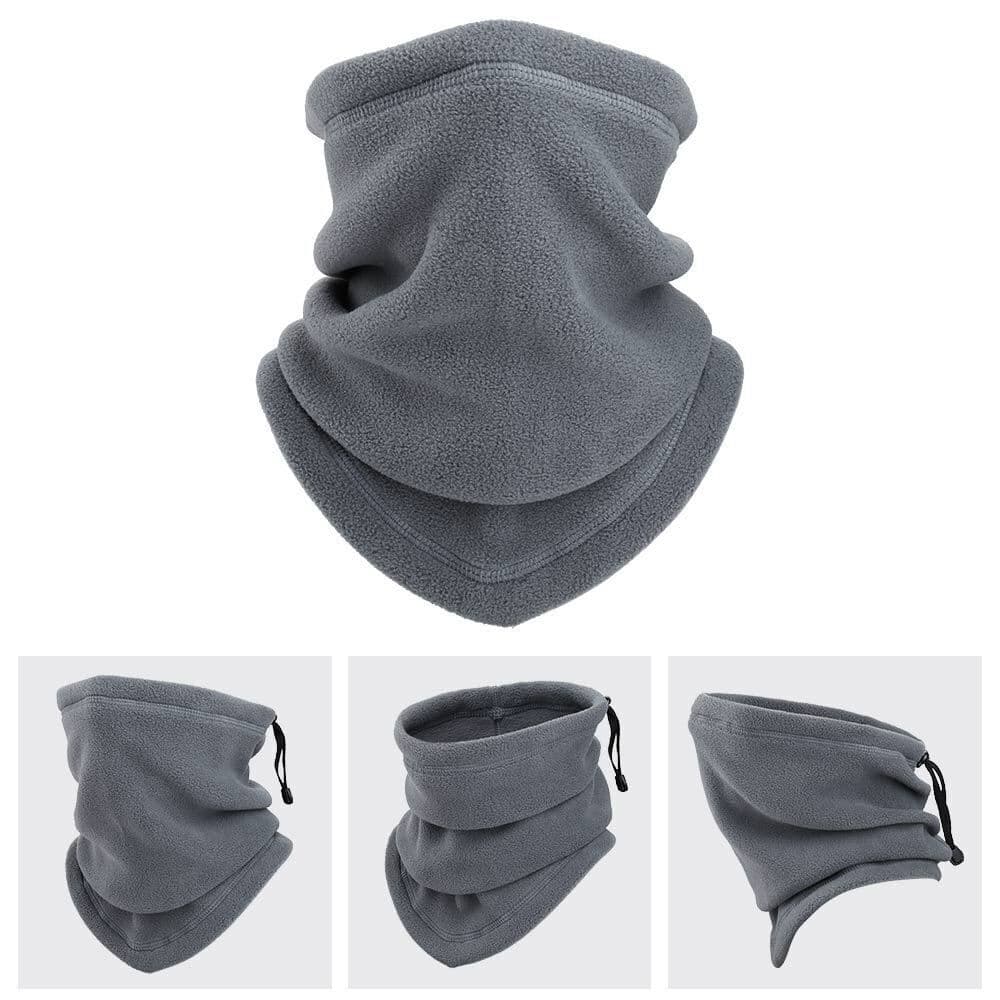 image-Winter Windproof Scarves Fleece Tube Scarf Mask Soft Half Face Cover SKi Snowboard Neck Warmer Gaiter Fashion Women Men Winter Fleece Face Mask Scarf Balaclava Neck Warmer