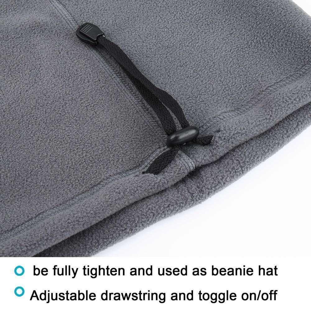 image-Winter Windproof Scarves Fleece Tube Scarf Mask Soft Half Face Cover SKi Snowboard Neck Warmer Gaiter Fashion Women Men Winter Fleece Face Mask Scarf Balaclava Neck Warmer