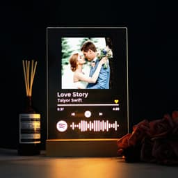 image-Valentines Day Gift Acrylic Music Light Board Small Night Light