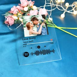 image-Valentines Day Gift Acrylic Music Light Board Small Night Light