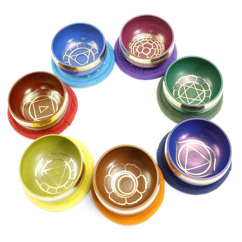 image-Handmade Colorful Himalaya Bowl Yoga Meditation Music Percussion Instrument